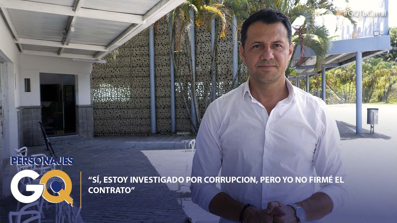 “SÍ, ESTOY INVESTIGADO POR CORRUPCION, PERO YO NO FIRMÉ EL CONTRATO”