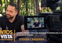 STEVEN CÁRDENAS DICE QUE MANTIENE SU ASPIRACIÓN A LA ALCALDÍA DE PEREIRA