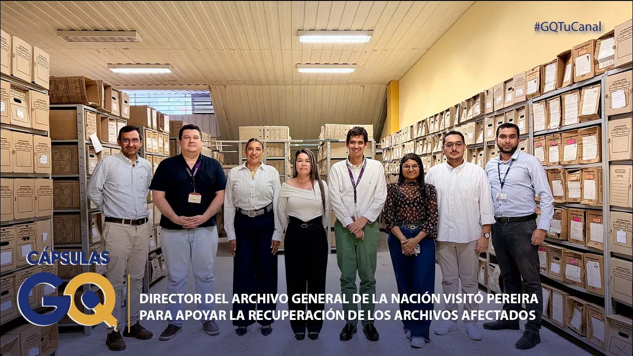 DIRECTOR DEL ARCHIVO GENERAL DE LA NACIÓN VISITÓ PEREIRA PARA RECUPERACIÓN DE LOS ARCHIVOS AFECTADOS