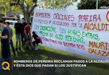 BOMBEROS DE PEREIRA RECLAMAN PAGOS A LA ALCALDÍA Y ÉSTA DICE QUE PAGAN SI LOS JUSTIFICAN