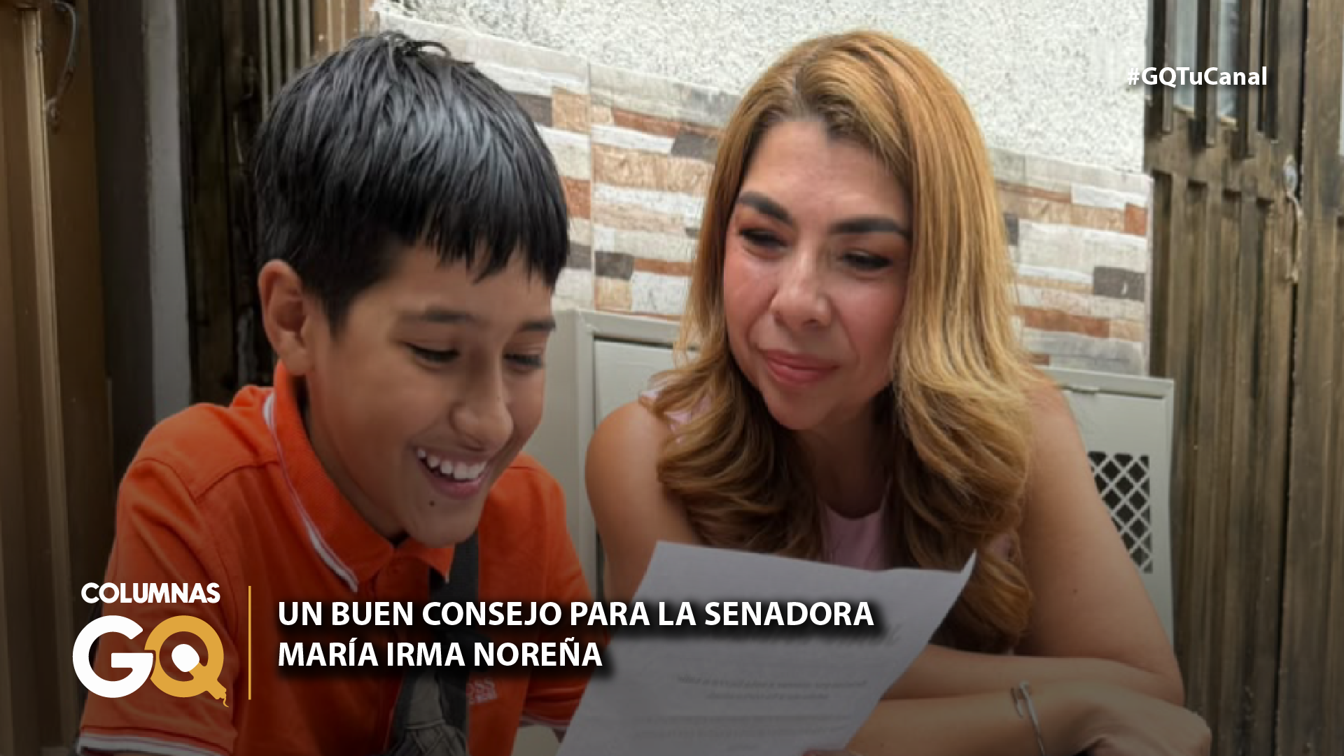 UN BUEN CONSEJO PARA LA SENADORA MARÍA IRMA NOREÑA